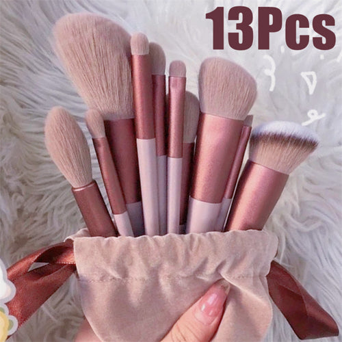Blend, Buff & Glow – 13Pcs Makeup Brush Kit