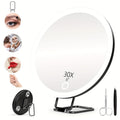 GlowUp Rotating LED Mirror – Rechargeable Beauty Essential