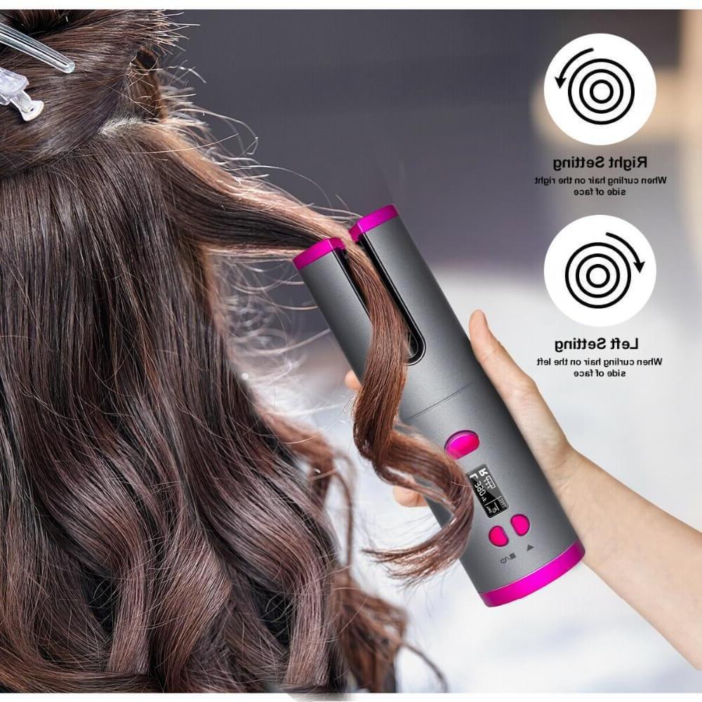 GlamCurl Cordless Hair Curler – Perfect Waves Anywhere