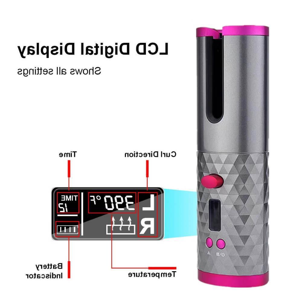 GlamCurl Cordless Hair Curler – Perfect Waves Anywhere