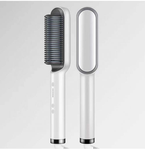 2-in-1 Hot Comb Straightener for Smooth, Shiny Hair