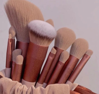 Blend, Buff & Glow – 13Pcs Makeup Brush Kit