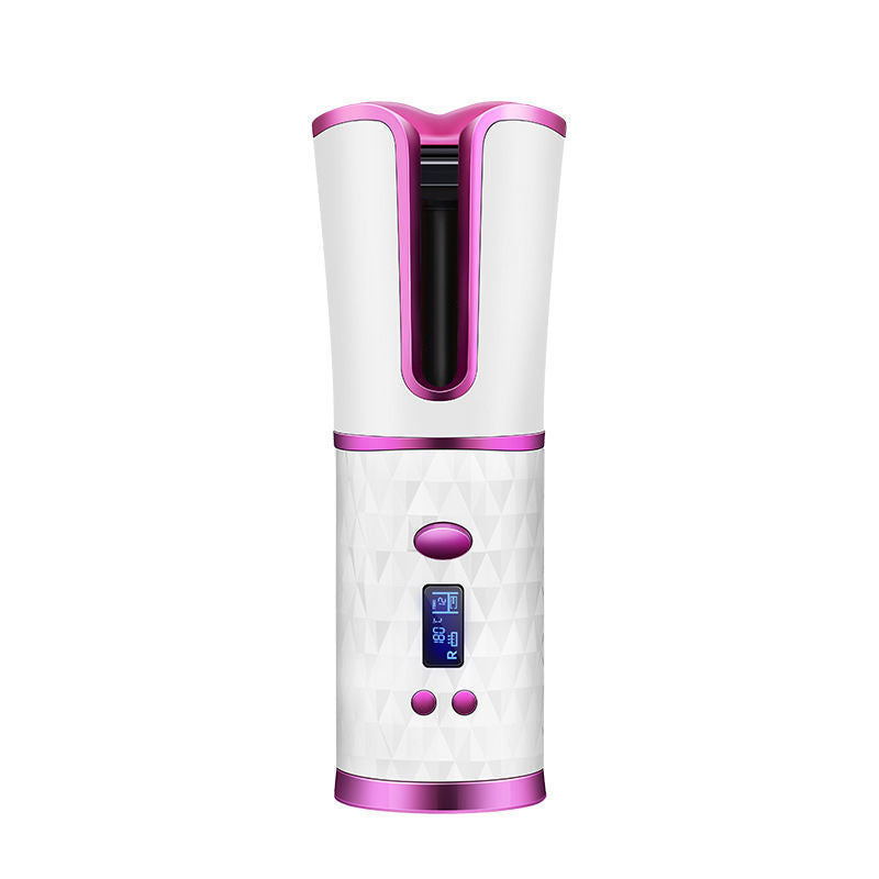 GlamCurl Cordless Hair Curler – Perfect Waves Anywhere