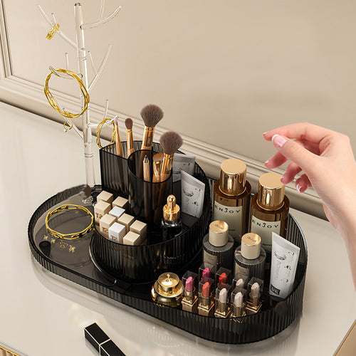 360° Vanity Organizer – Store Makeup, Skincare & Jewelry