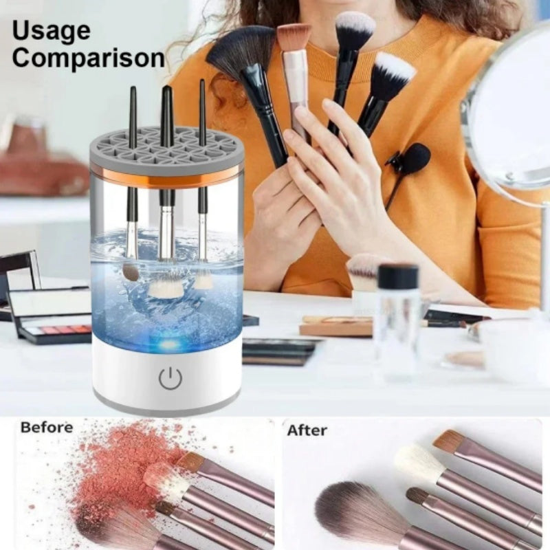 GlowClean Makeup Brush Cleaner – Fast, Easy & Portable