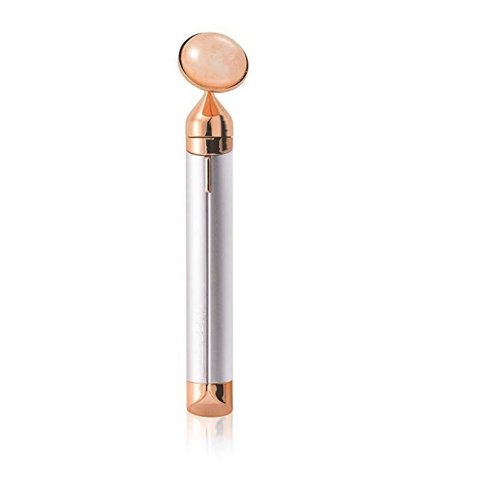Electric Rose Quartz Jade Roller – Lift, Firm, Glow