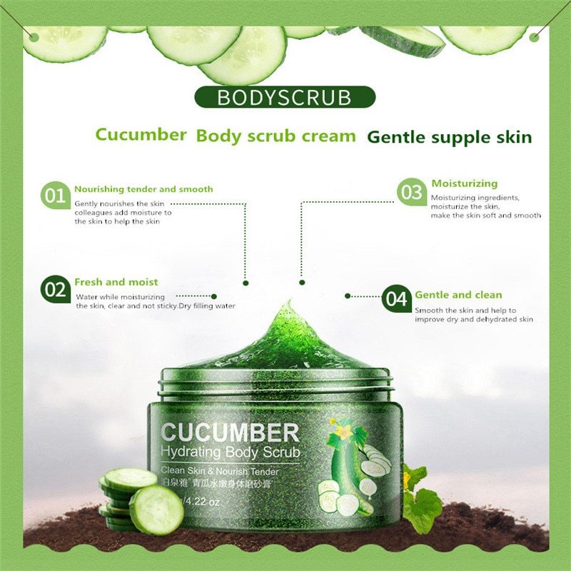 Glow Naturally with Cooling Cucumber Scrub