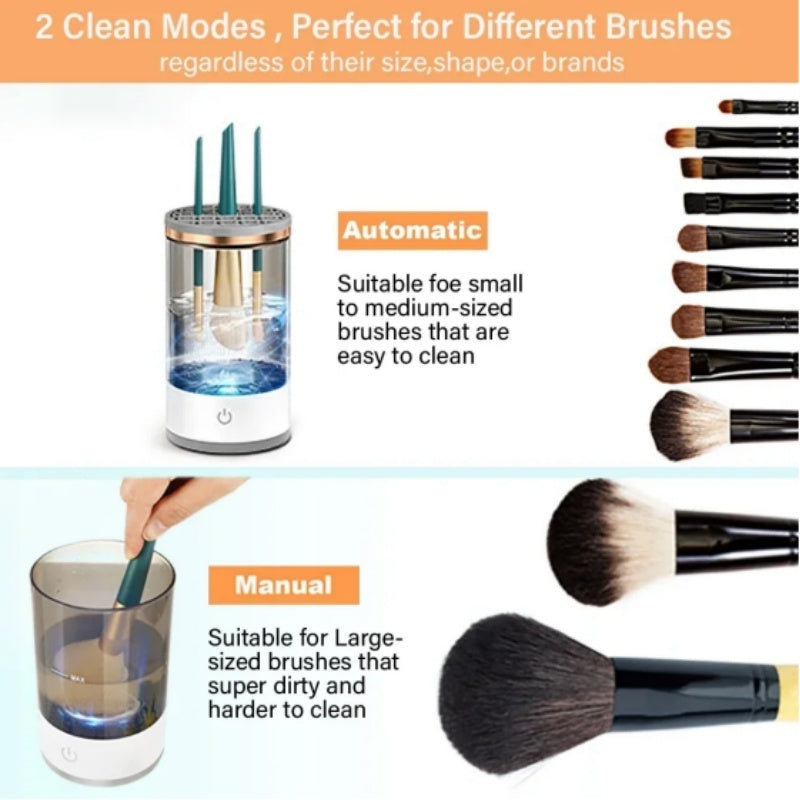 GlowClean Makeup Brush Cleaner – Fast, Easy & Portable