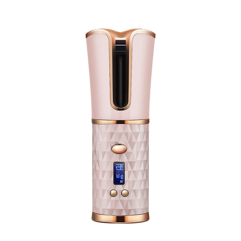 GlamCurl Cordless Hair Curler – Perfect Waves Anywhere