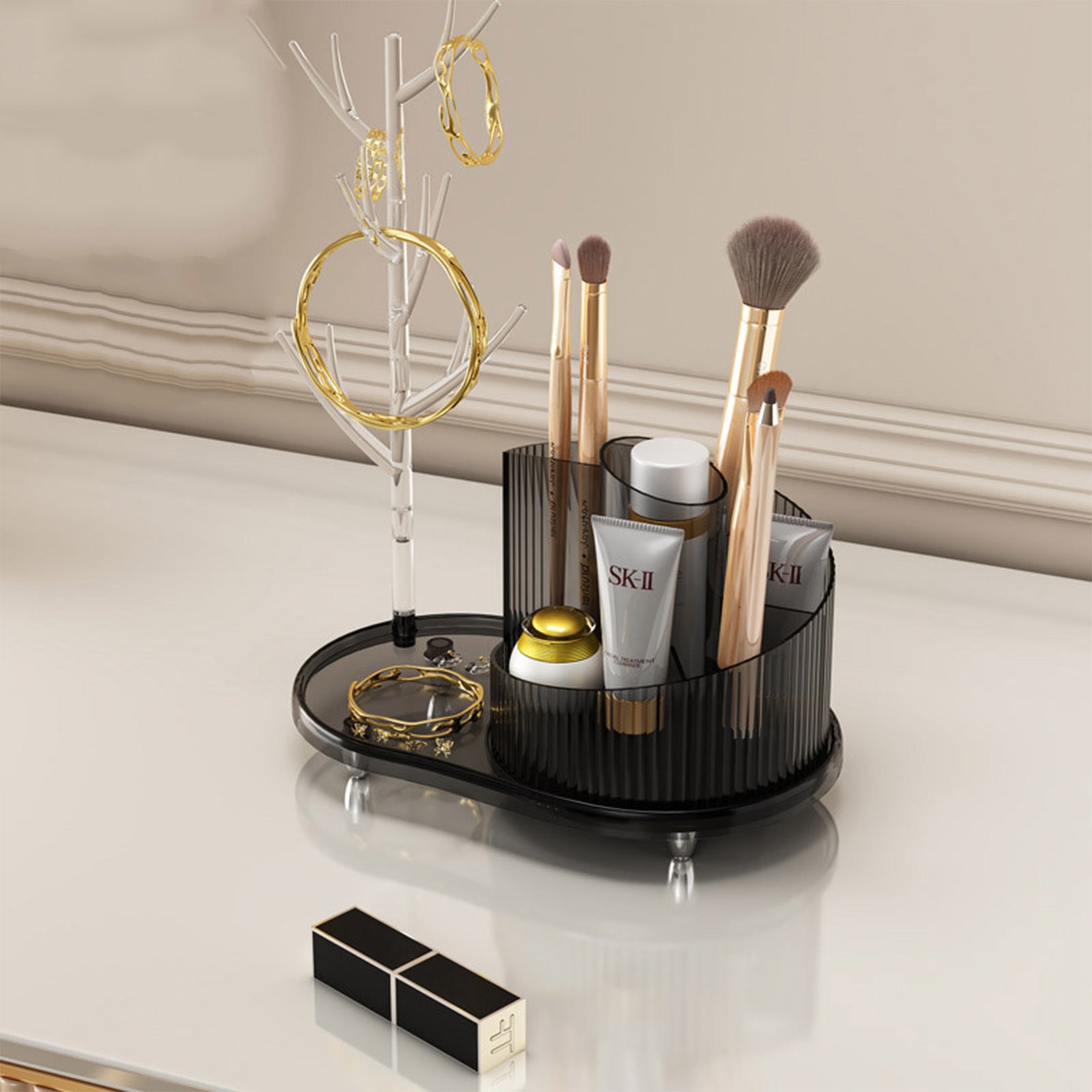 360° Vanity Organizer – Store Makeup, Skincare & Jewelry