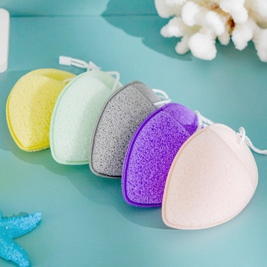 Soft Finger Konjac Washers for Gentle Facial Cleansing