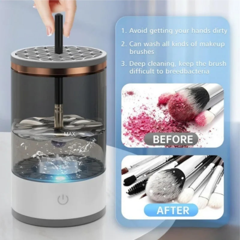 GlowClean Makeup Brush Cleaner – Fast, Easy & Portable